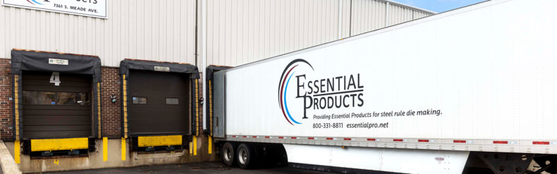 an Essential Products semi truck